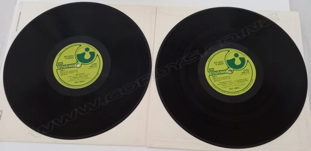 Deep Purple, In Concert (Double album) Image 1++